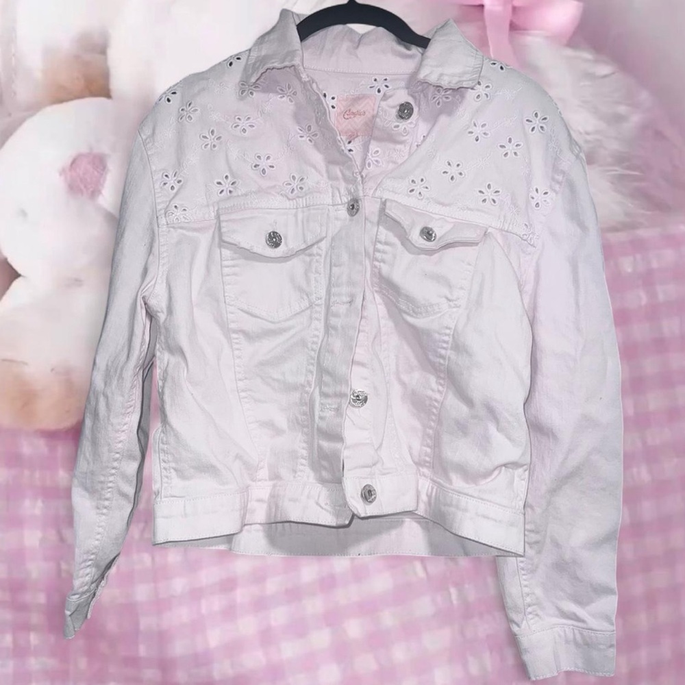 Candies XS white denim jacket